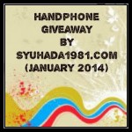 Handphone Giveaway by Syuhada1981.com