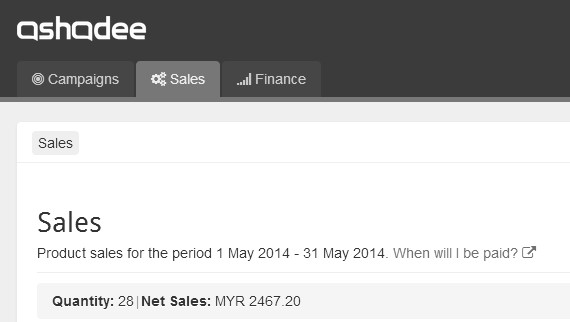 sales ashadee mei 2014