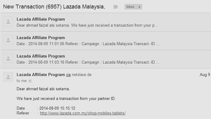 komisen affiliate lazada malaysia ogos 2014