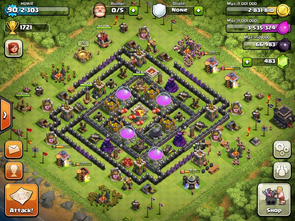 town hall level 9